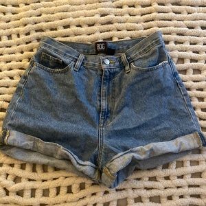 BDG High Waisted Denim Shorts